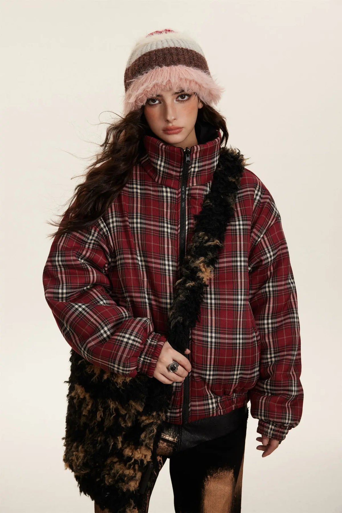 Vintage Double-Sided Puffer Jacket