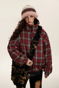 Vintage Double-Sided Puffer Jacket
