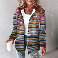 PLAID BUTTON-UP JACKET