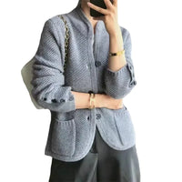 Women's Half-Neck Knit Cardigan