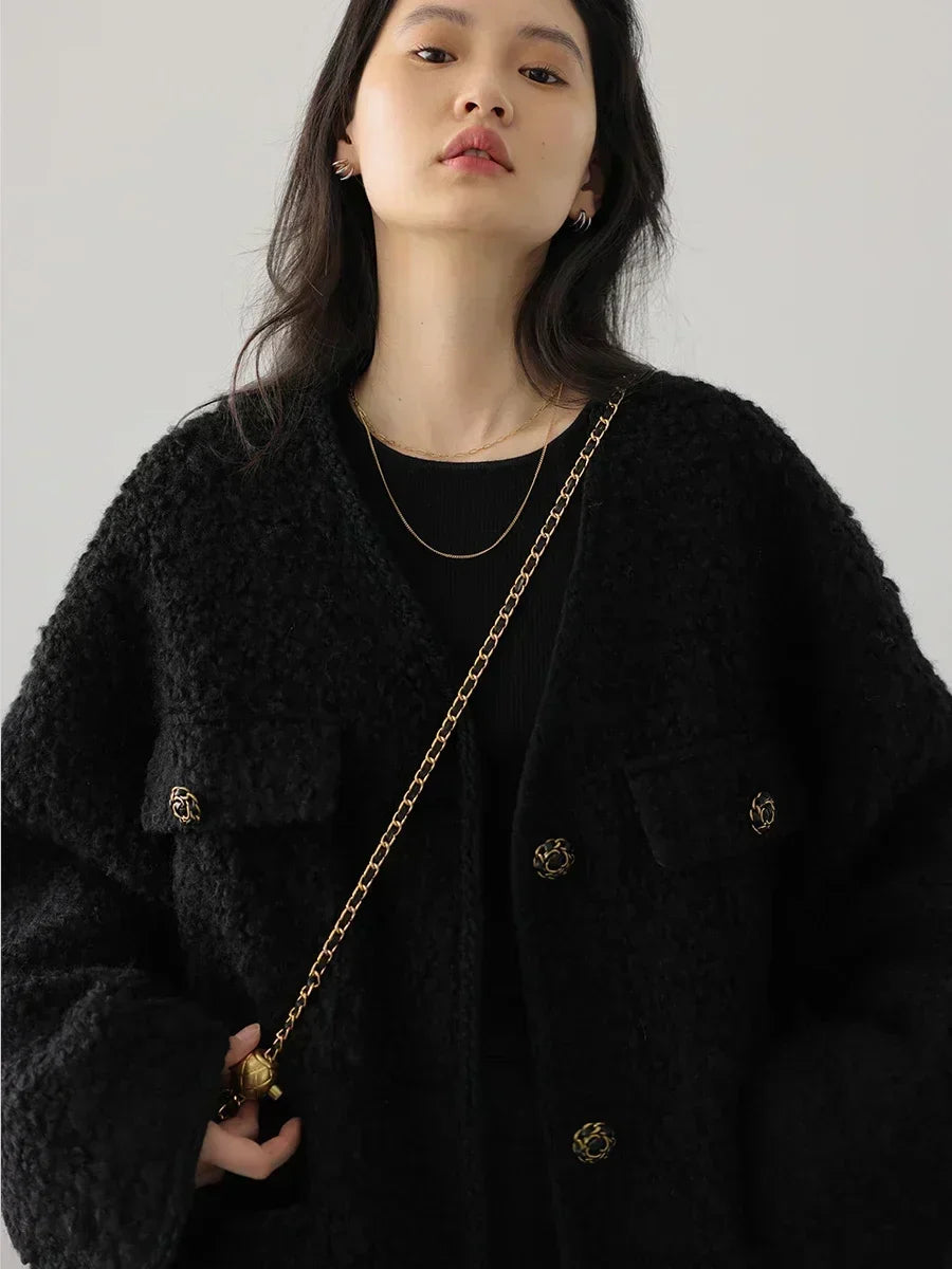 Textured Elegance Coat