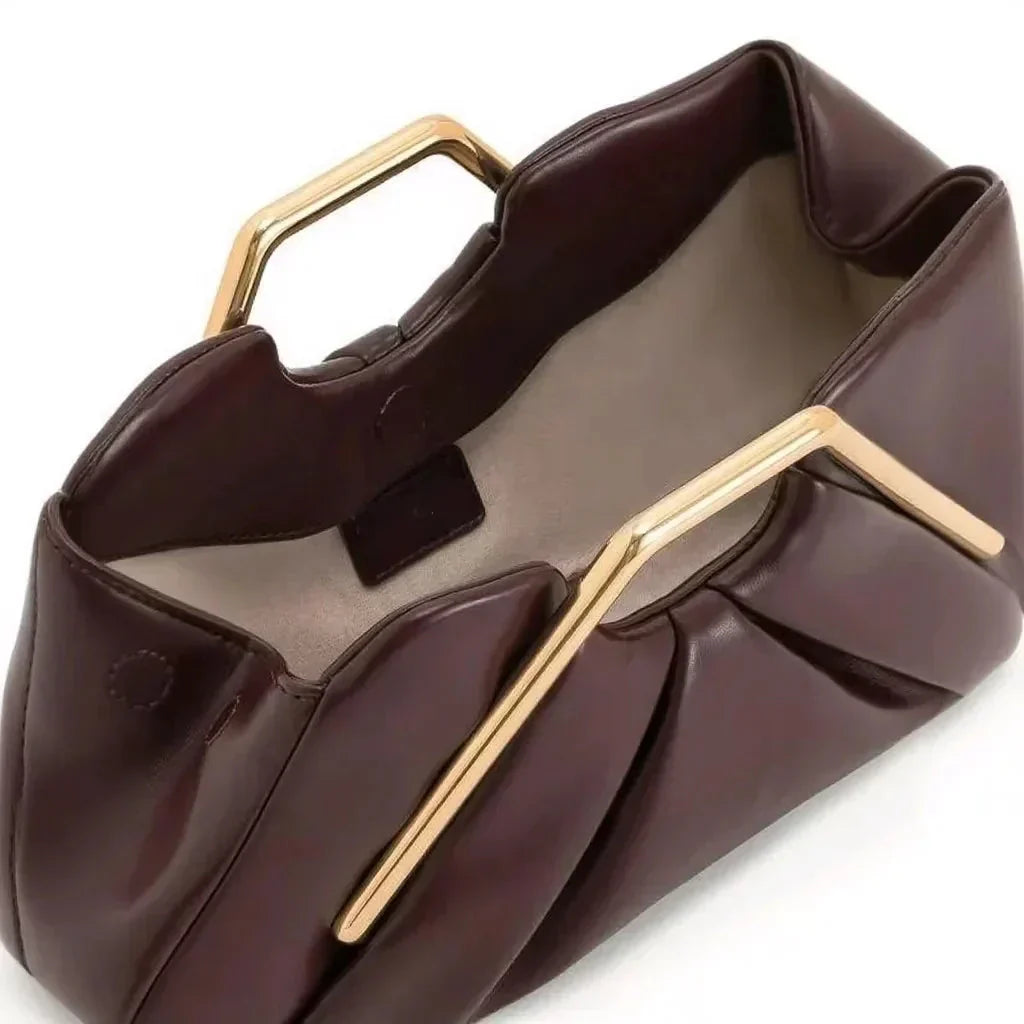 Origami Leather Clutch