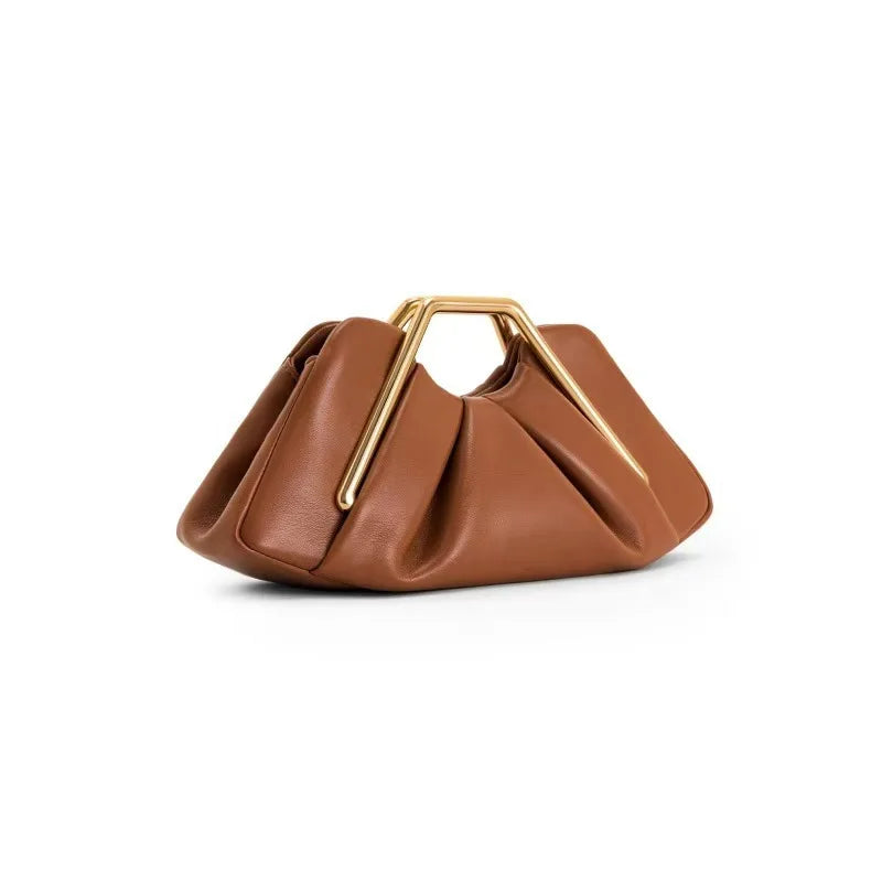Origami Leather Clutch