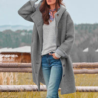 WARM HOODED OVERCOAT