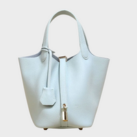 Pebbled Lock Bag