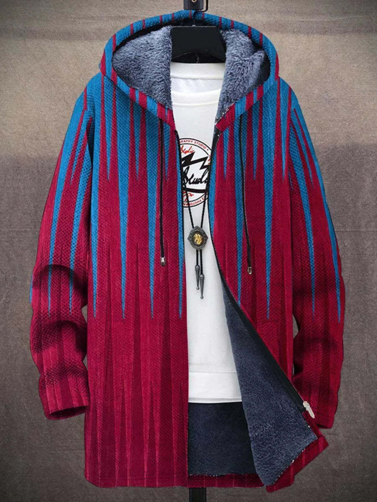 Plush Graphic Jacket