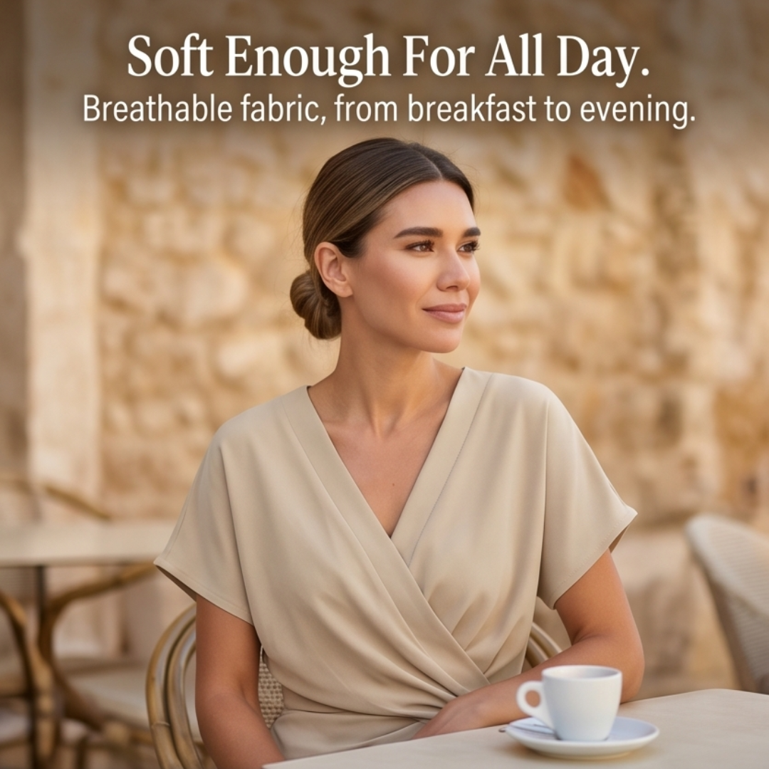 Florenza - Wrap-Front Two-Piece Set