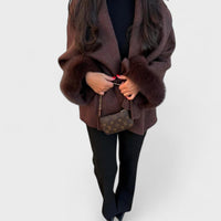 Plush Wrap Coat