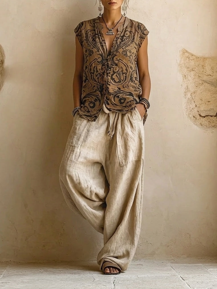 Linnea - Cotton Linen 3-Piece Set