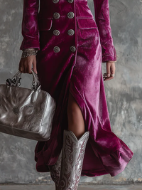 Velvet Blazer Dress