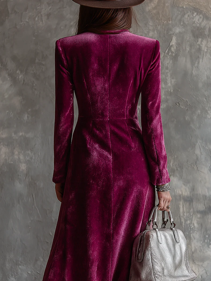 Aurelie - Velvet Blazer Dress