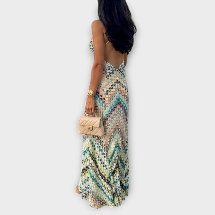 Remi - Herringbone Maxi Dress
