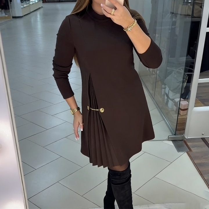 Ophelie - Asymmetric Pleated Dress