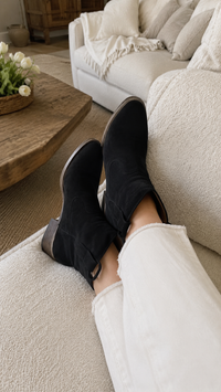 Charlotte – Orthopedic Suede and Cotton Ankle Boot