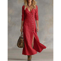 Vintage Midi Shirt Dress