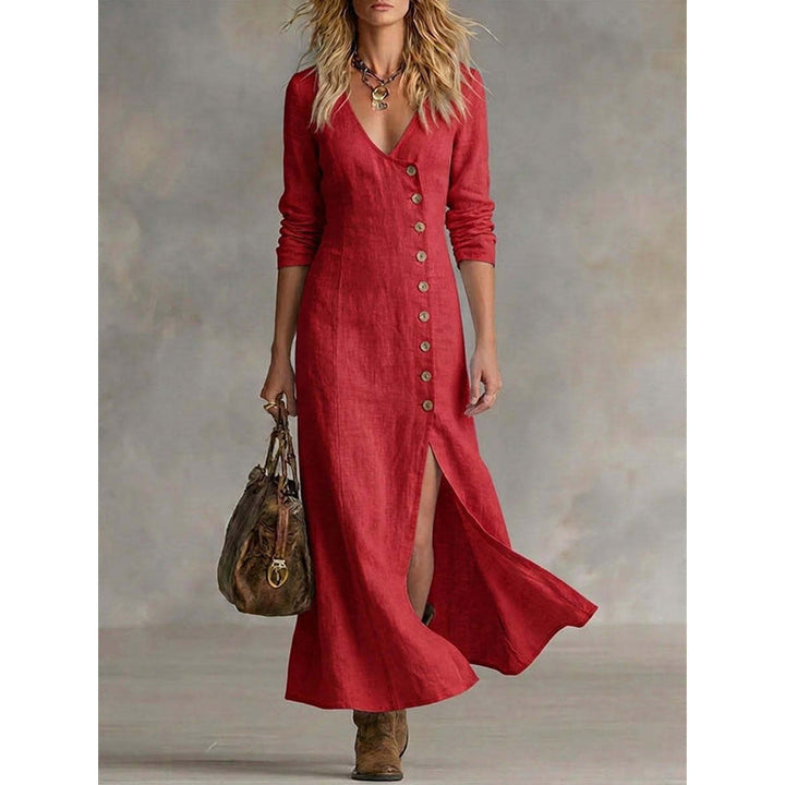 Oceane - Vintage Midi Shirt Dress