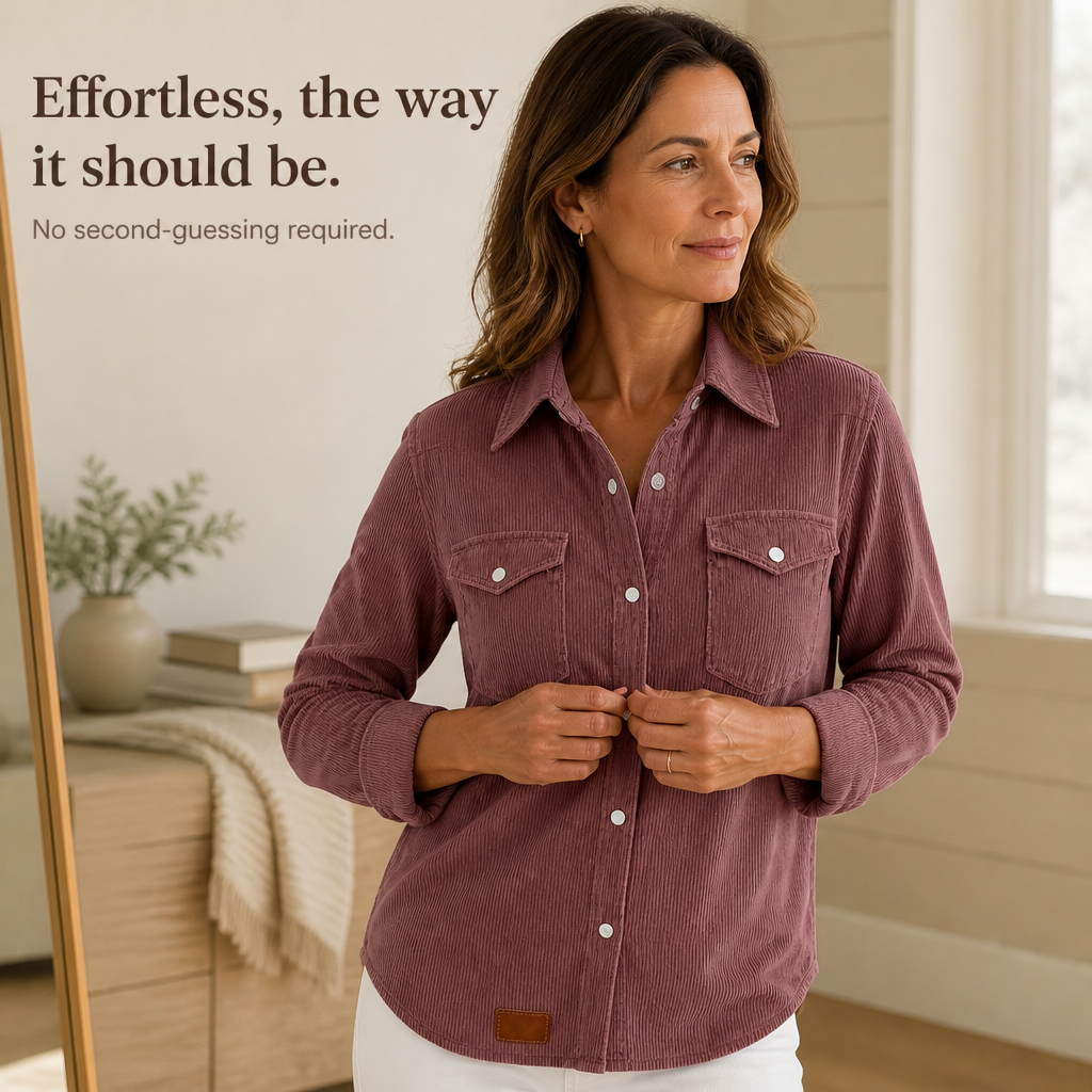 Ribbed Knit Button-Front Shacket - Susan & Anne