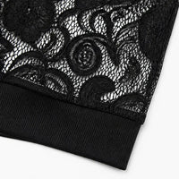 Floral Lace Zip Up Bomber Jacket for Women - Susan & Anne