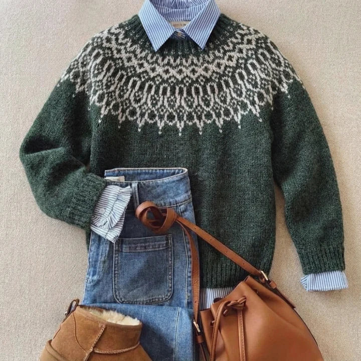 Vintage Snowflake Sweater