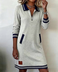 Long-Sleeve Chic Dress