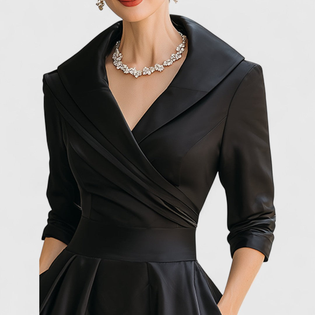 Manon - V-Neck Midi Dress