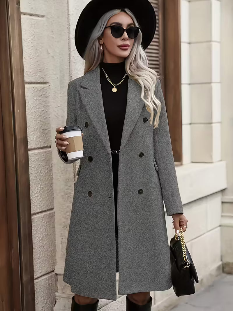 Quinella - Double-Breasted Trench