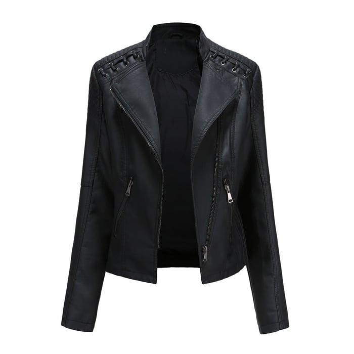 Edgy Satin Jacket