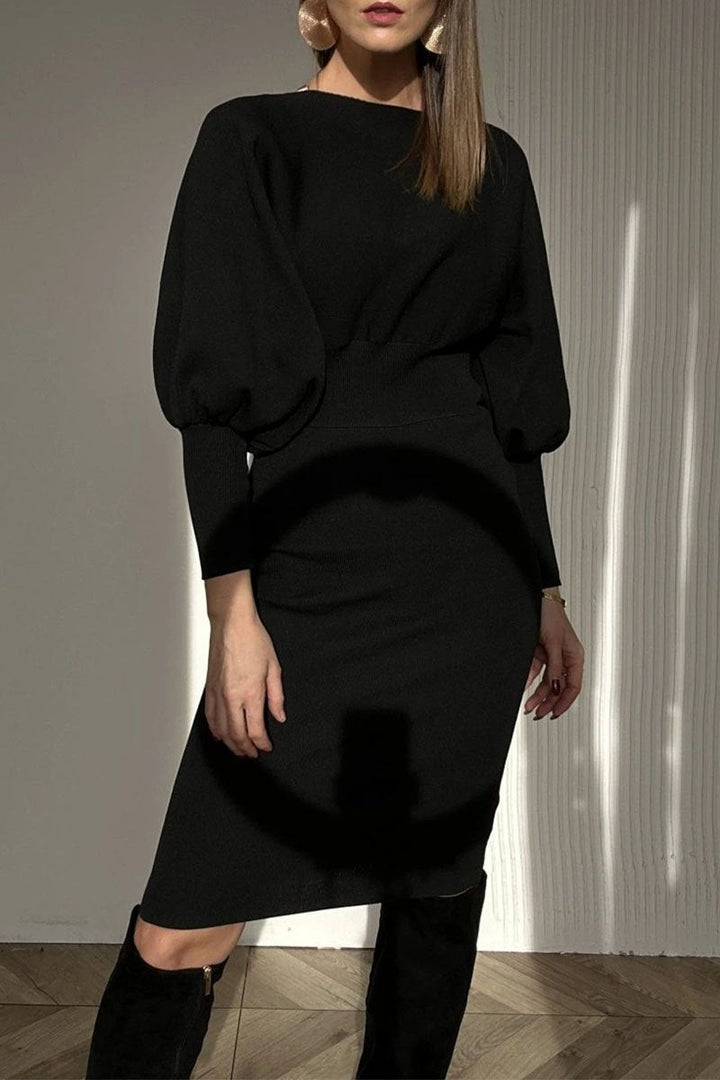 Sabine - Patchwork Midi Dress