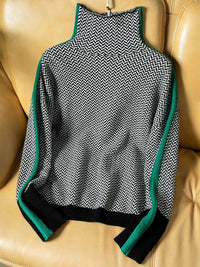 Women's Striped Roll Neck Jumper - Susan & Anne