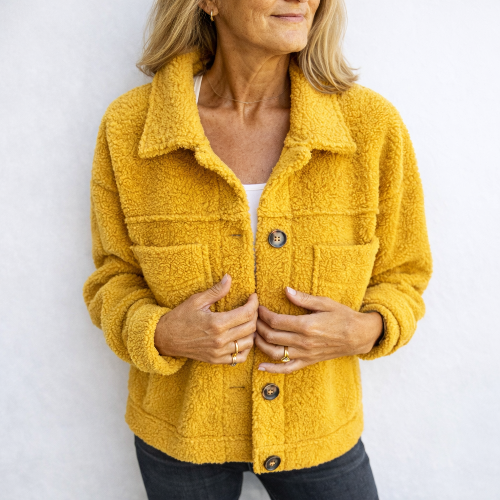 Teddy Fleece Button Shacket – Susan & Anne