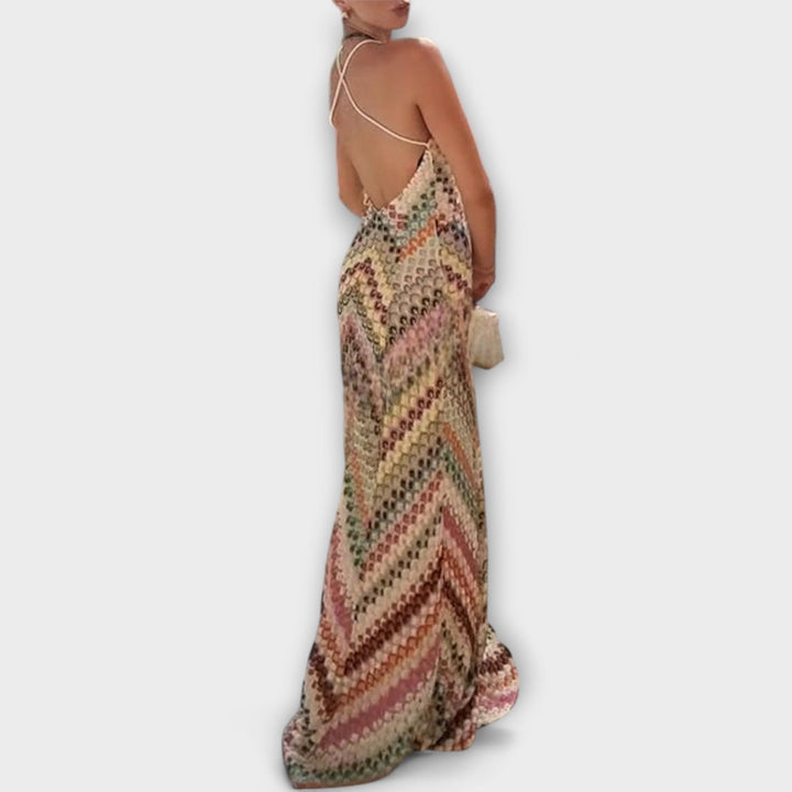 Remi - Herringbone Maxi Dress