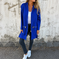 Longline Open-Front Hooded Cardigan - Susan & Anne