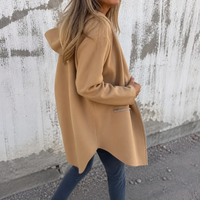 Longline Open-Front Hooded Cardigan - Susan & Anne