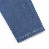 Open Front Ruffle Trim Denim-look Jacket for Women - Susan & Anne