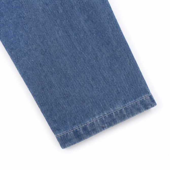 Open Front Ruffle Trim Denim-look Jacket for Women - Susan & Anne