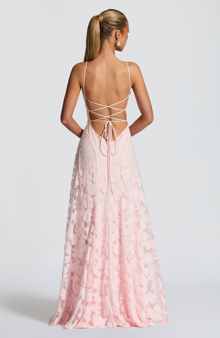 Francisa - Lace Corsage Maxi Dress