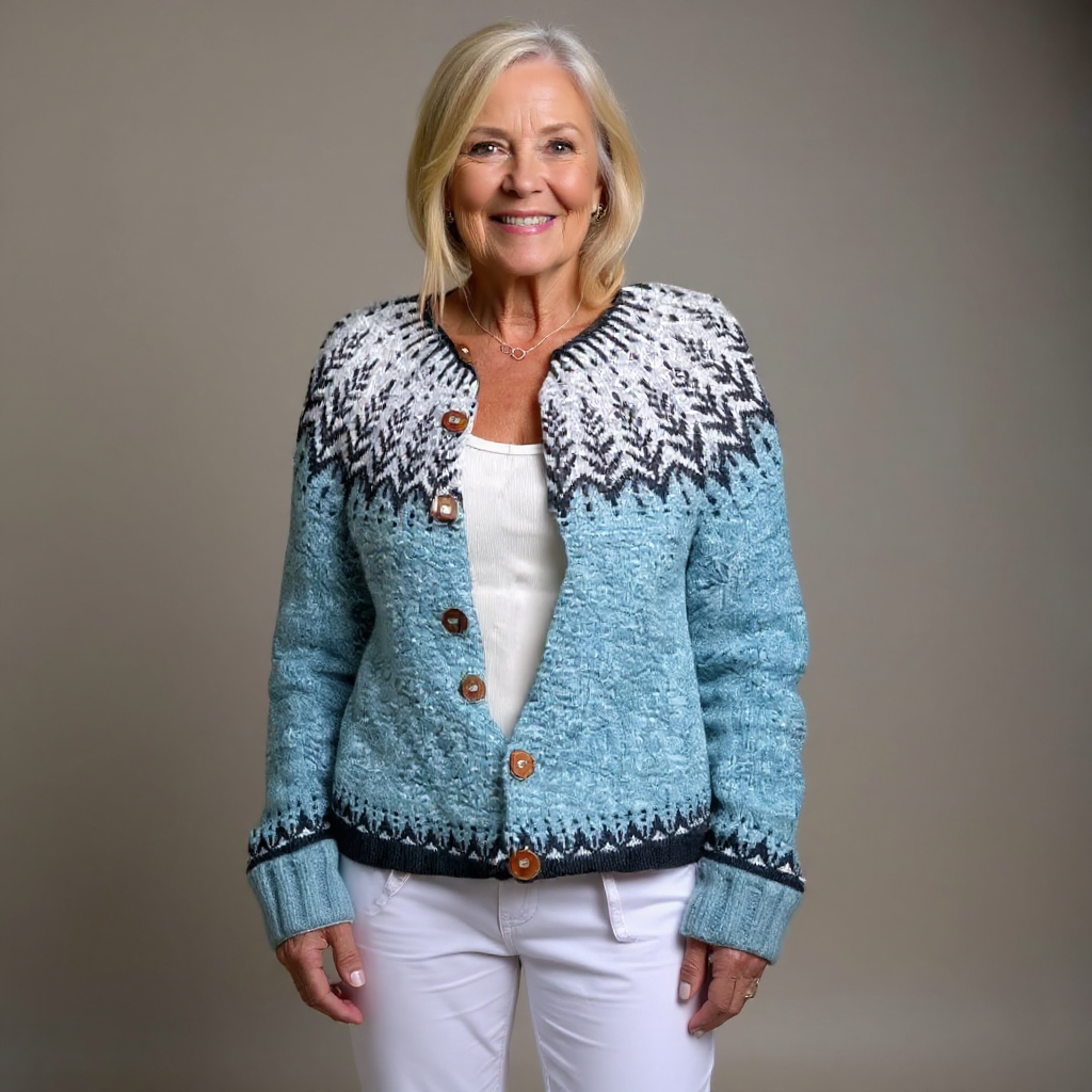 Women's Vintage Icelandic Cardigan - Susan & Anne