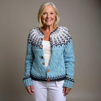 Women's Vintage Icelandic Cardigan - Susan & Anne