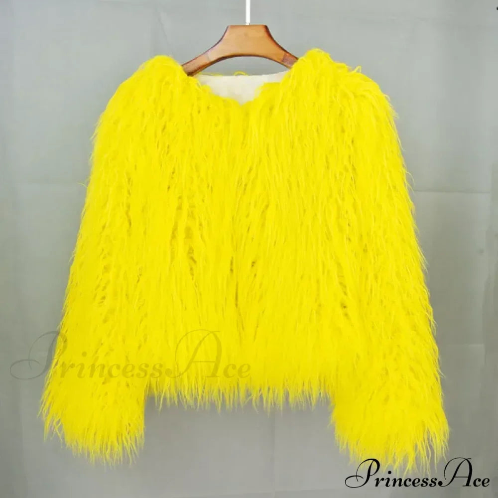 Styled look with the fur elegant fringe coat