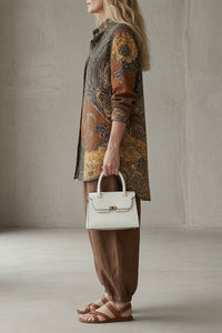 Printed Shirt and Trousers Vintage Set - Susan & Anne