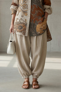 Printed Shirt and Trousers Vintage Set - Susan & Anne