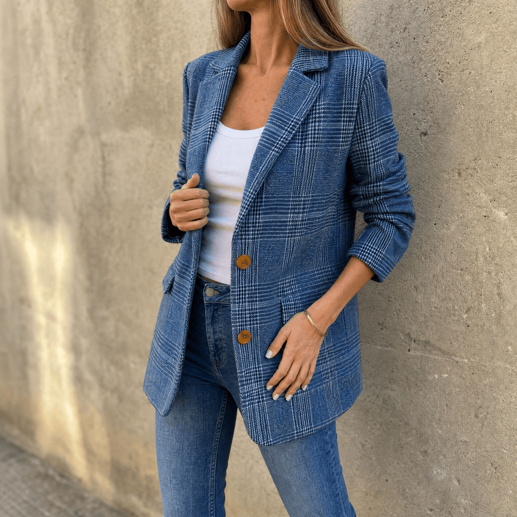 Classic Glen Plaid Blazer - Susan & Anne