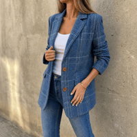 Classic Glen Plaid Blazer - Susan & Anne