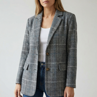 Classic Glen Plaid Blazer - Susan & Anne