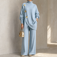Elara – Turtleneck Sweater & Wide-Leg Pants Set