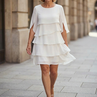 Layered Ruffle Dress