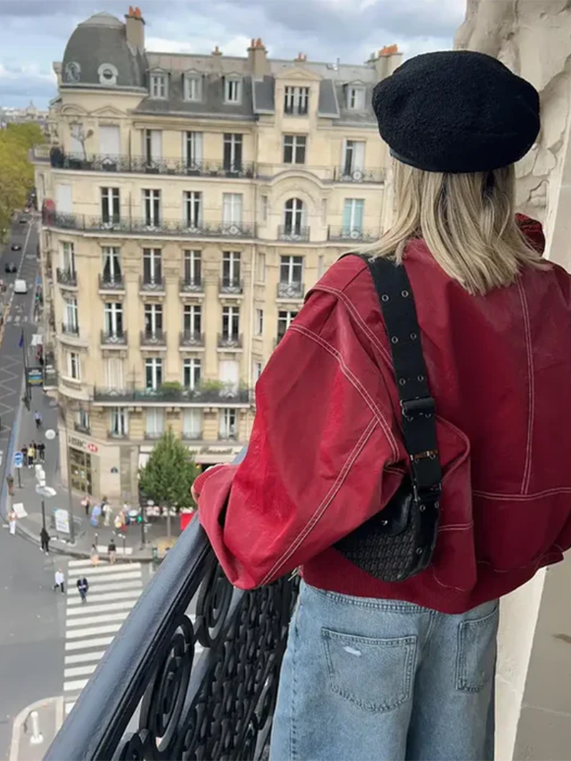 NALIYAH - OVERSIZED COLORBLOCK WINDBREAKER JACKET