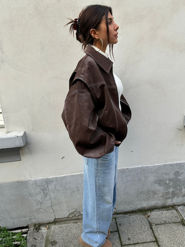 NALIYAH - OVERSIZED COLORBLOCK WINDBREAKER JACKET
