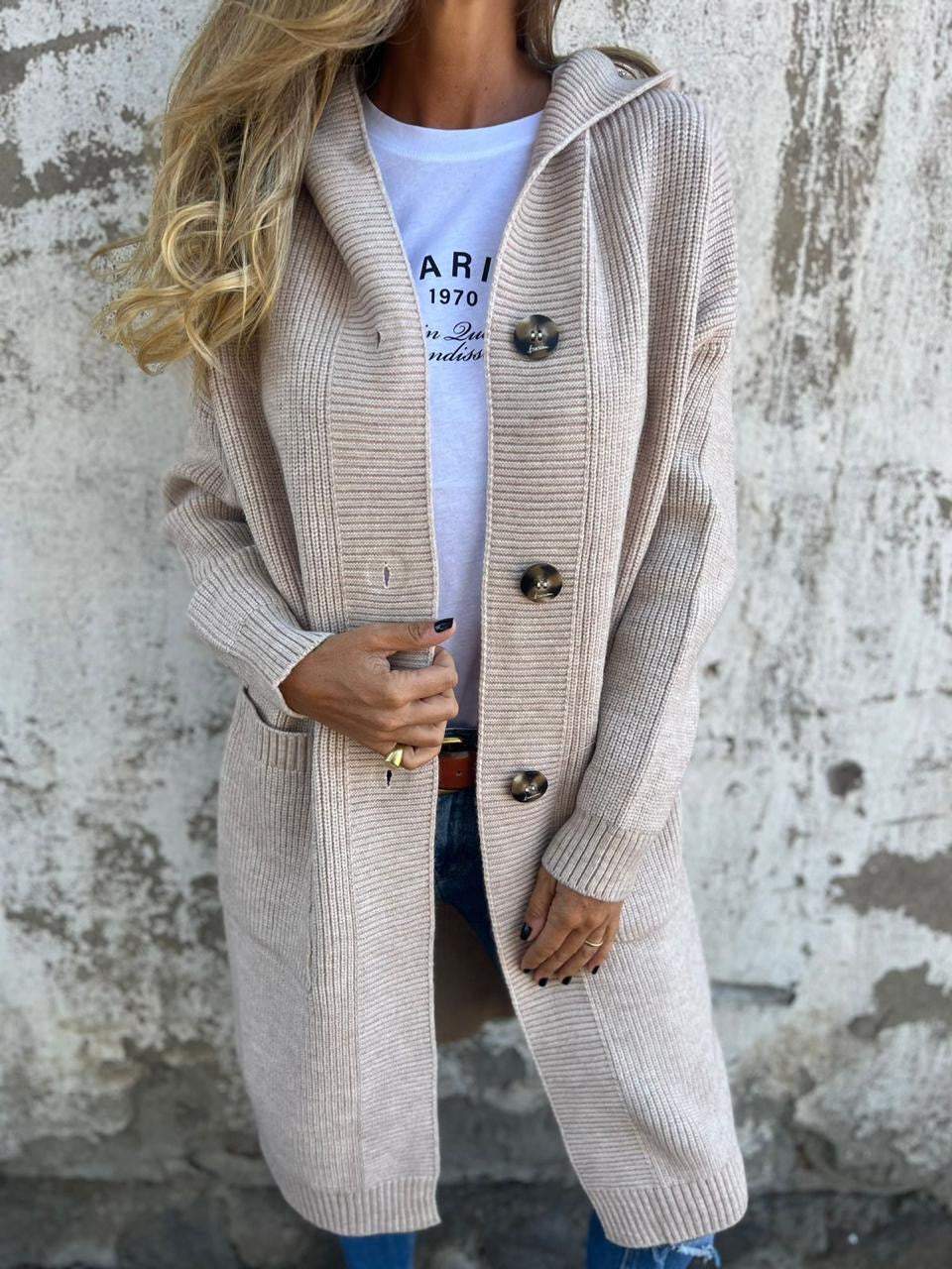 Long Knitted Cardigan