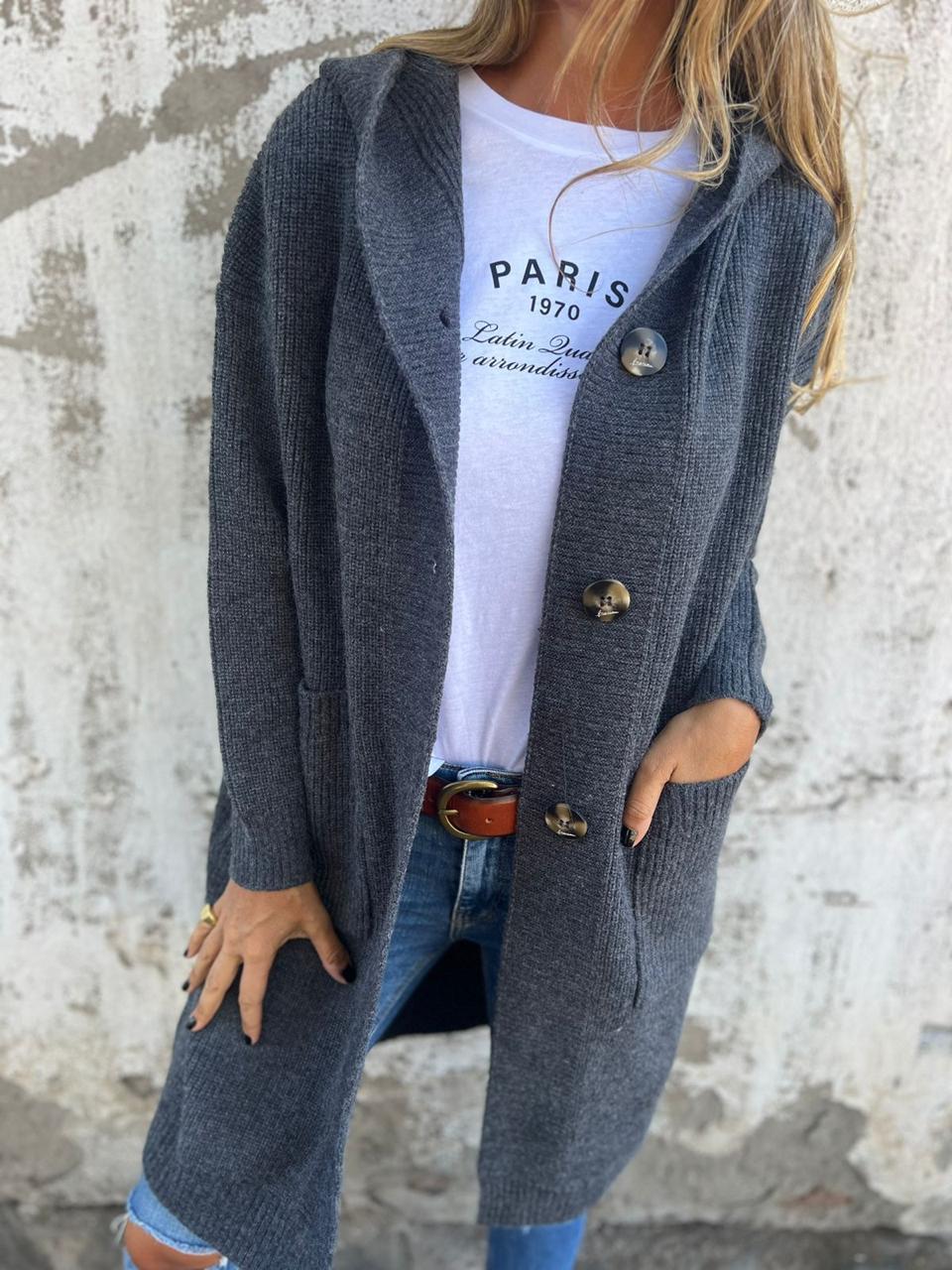 Ursule - Long Knitted Cardigan